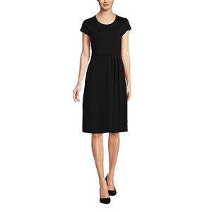Women's Cap Sleeve Box Pleat Ponte Dress, new with tags!